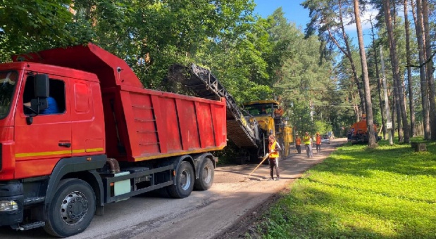 В Смоленске начался ремонт улицы Лесной