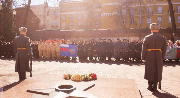 Международная патриотическая акция прошла в Смоленске